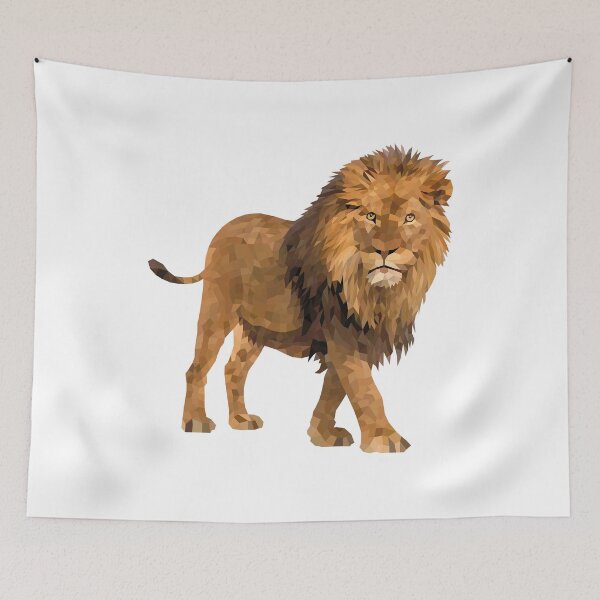 Item preview, lion-Polygonal animals designed and sold by Hartics.