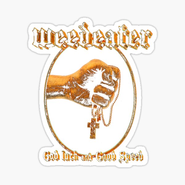 “WEEDEATER” Sticker by MyrnaPoung | Redbubble