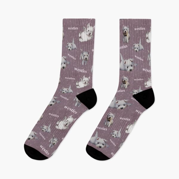 Item preview, Westies mom purple pattern designed and sold by ArtInPi.