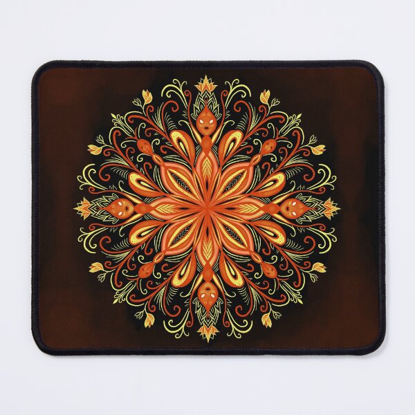 Item preview, Fire Flame Creatures Mandala designed and sold by Boriana Giormova.
