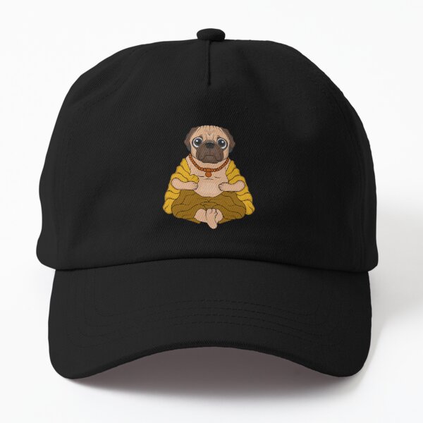 Cool Pug Smoking Cigar with hat Unisex Baseball Hats for Mens Womens Printing Caps
