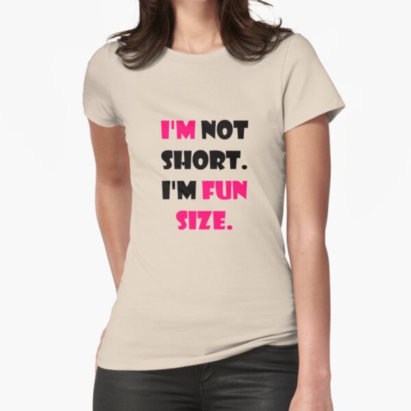 1Tee Womens Loose Fit I/'m Not Fat I/'m Funsize Unicorn T-Shirt