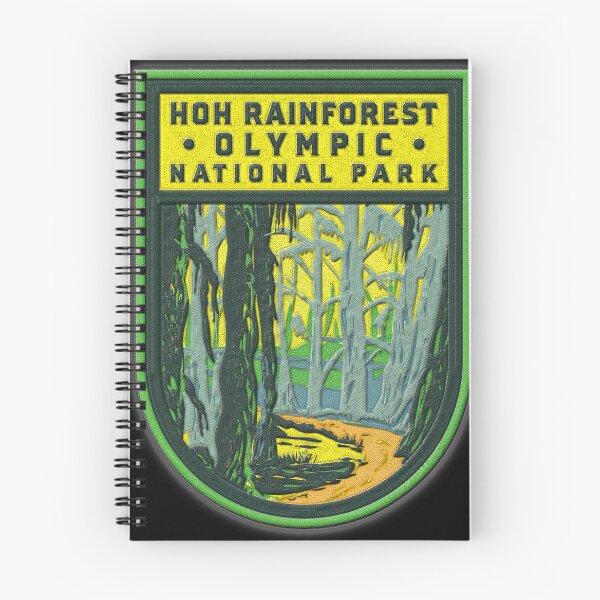 Item preview, Hoh Rainforest Olympic National Park Emblem designed and sold by JordanHolmes.