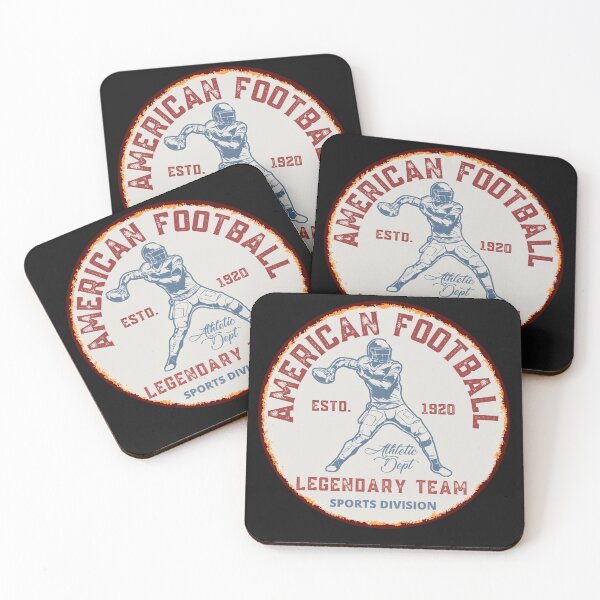 Item preview, DISTRESSED AMERICAN FOOTBALL PATCH WITH A LEGENDARY TEAM, IT'S FOOTBALL SEASON, LOVE FOOTBALL, FOOTBALL FAN, FOOTBALL CRAZY, designed and sold by R B Chrystal.