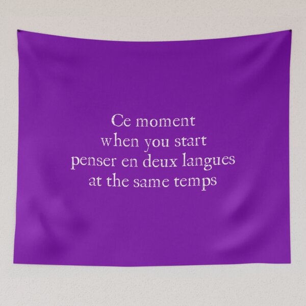 Item preview, Bilingual T-ShirtCe moment when you start penser en deux langues at the same temps designed and sold by AinslieVo.