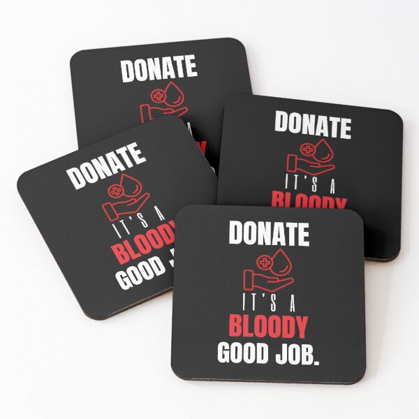 Item preview, Donate It's A Bloody Good Job - National Blood Donor Month - Blood Donation Awareness  designed and sold by AwarenessCloud.