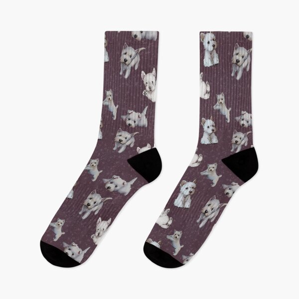 Item preview, Westies mom dark purple pattern designed and sold by ArtInPi.