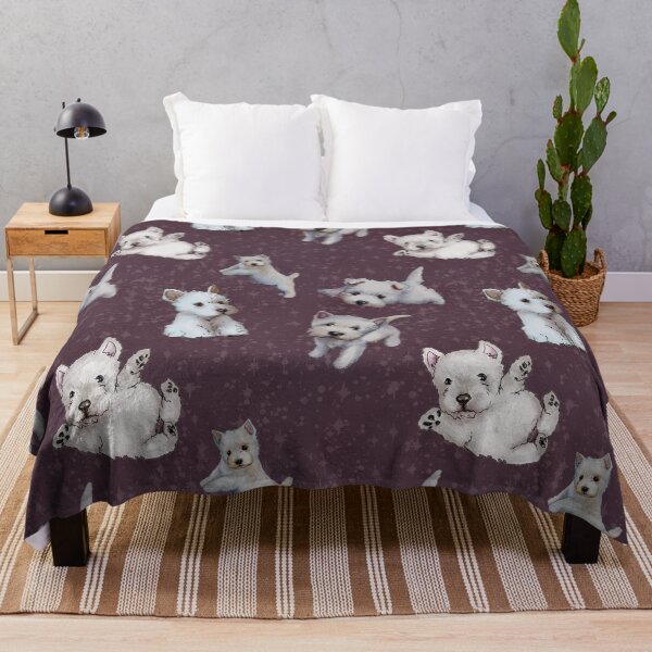 Item preview, Westies mom dark purple pattern designed and sold by ArtInPi.