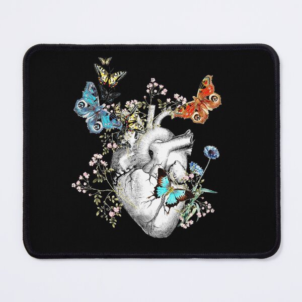 Item preview, heart is in spring, love and flowers and butterflies,heart illustrations designed and sold by Collagedream.
