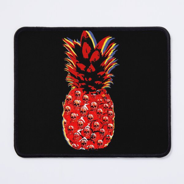 Item preview, Pineapple,skull, Hipster, Cool, psychedelic, 80s record,tshirt designed and sold by Collagedream.