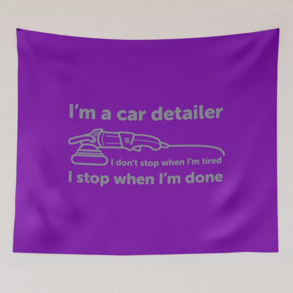 Item preview, Car Detailer T-ShirtI'm a car detailer I don't stop when I'm tired, I stop when I'm done designed and sold by AinslieVo.