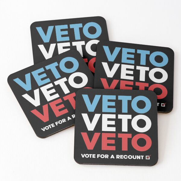 Item preview, Election T-Shirt'Veto Veto Veto' Vote For A Recount designed and sold by AinslieVo.