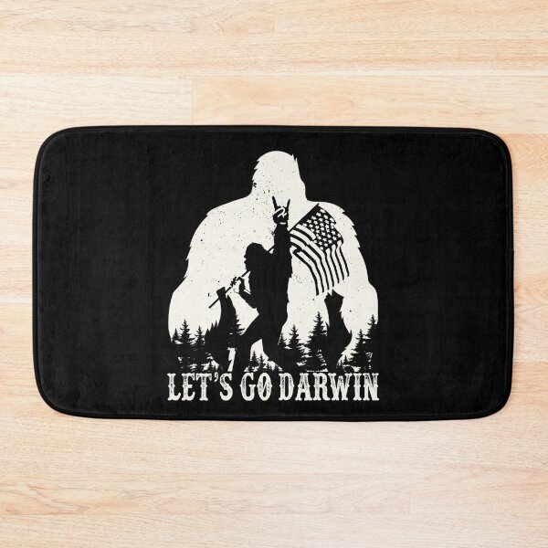 Item preview, Lets Go Darwin Funny Sarcastic Retro Bigfoot Let’s Go Darwin designed and sold by GraphifyArt.