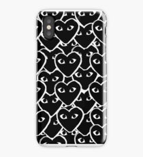 Monogram Comme Des Garcon Black iPhone Case