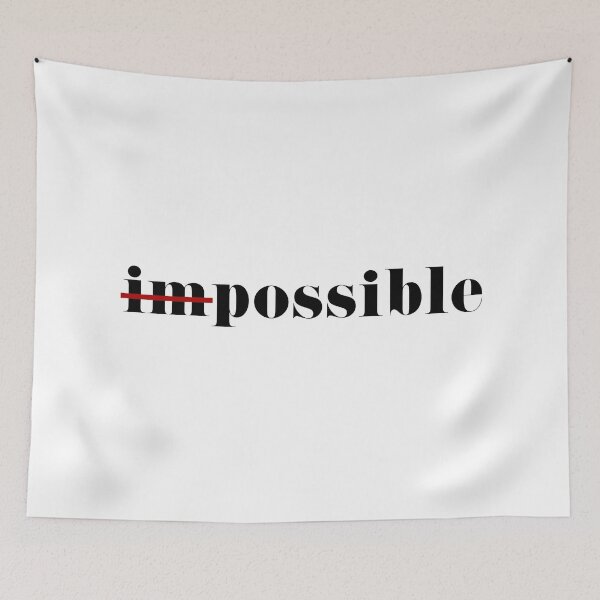 Aperçu de l'œuvre Impossible possible créée et vendue par GirlGangPrints.