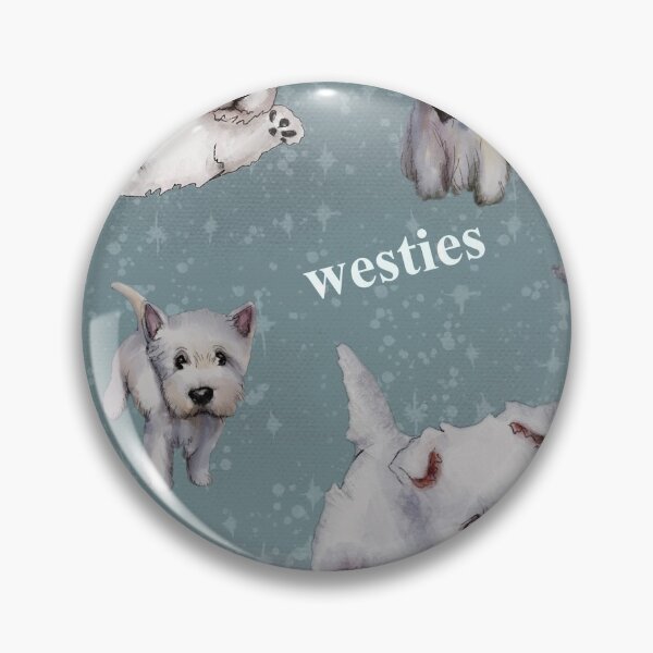 Item preview, Westies mom blue pattern designed and sold by ArtInPi.