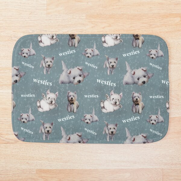 Item preview, Westies mom blue pattern designed and sold by ArtInPi.