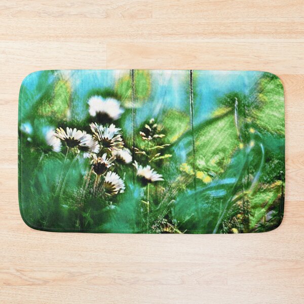 Item preview, Field Daisies Green Art designed and sold by mindmaster007.