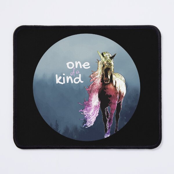 Item preview, One of kind magic Unicorn  foggy forest, fog designed and sold by Collagedream.