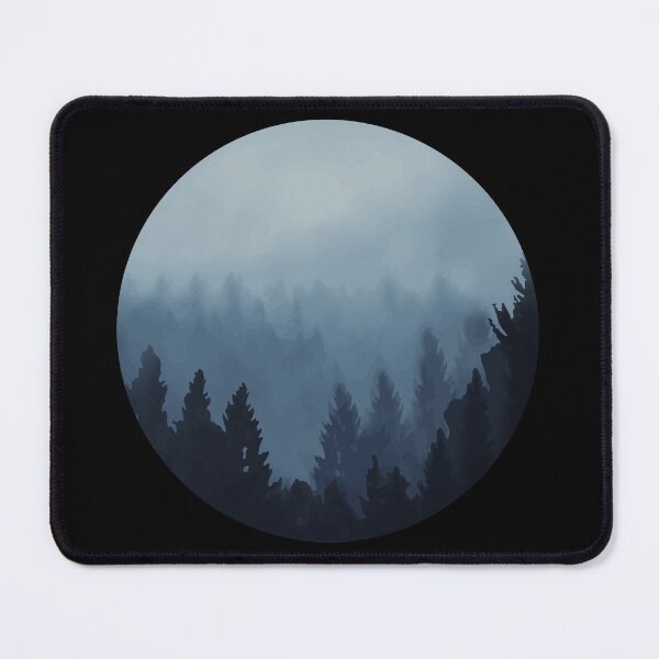 Item preview, foggy forest, fog, mist, sky designed and sold by Collagedream.