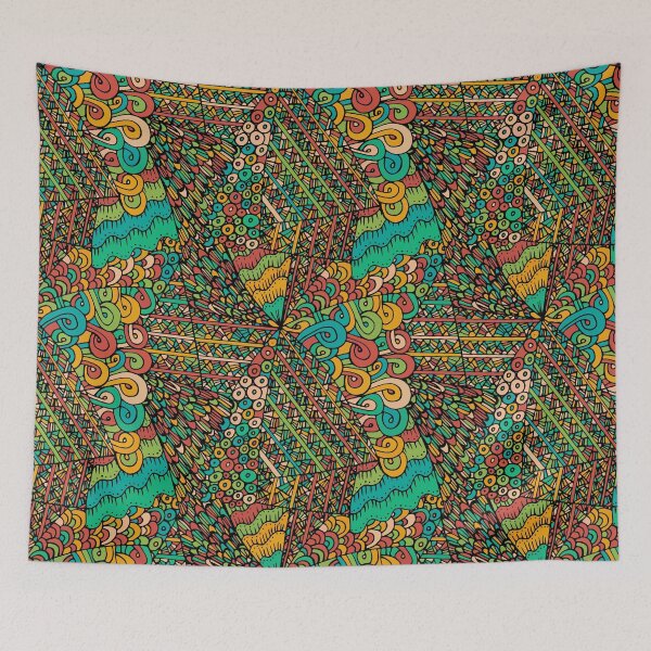 Item preview, 60s hippie psychedelic pattern designed and sold by Argunika.