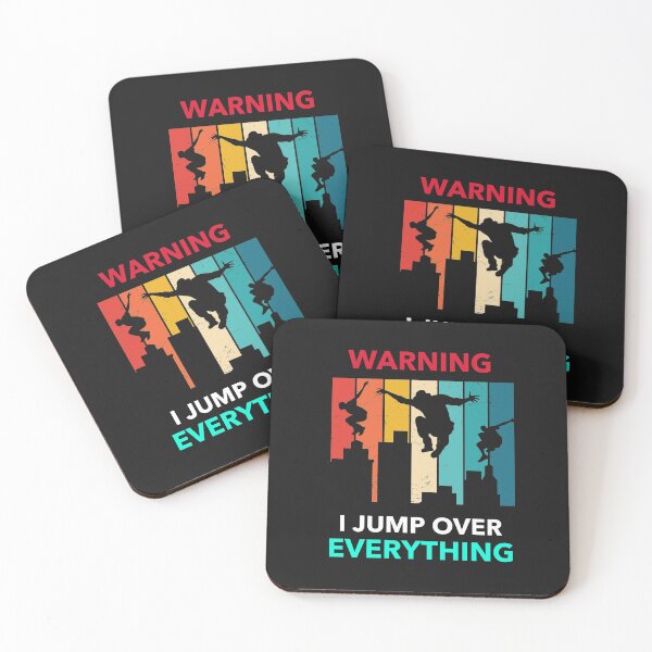 Item preview, Stunt Performer, Warning I Jump over Everything designed and sold by Sunset-1.