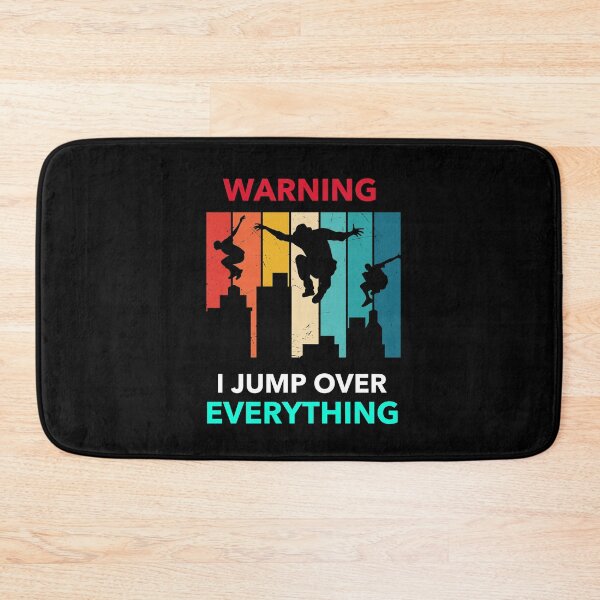 Item preview, Stunt Performer, Warning I Jump over Everything designed and sold by Sunset-1.