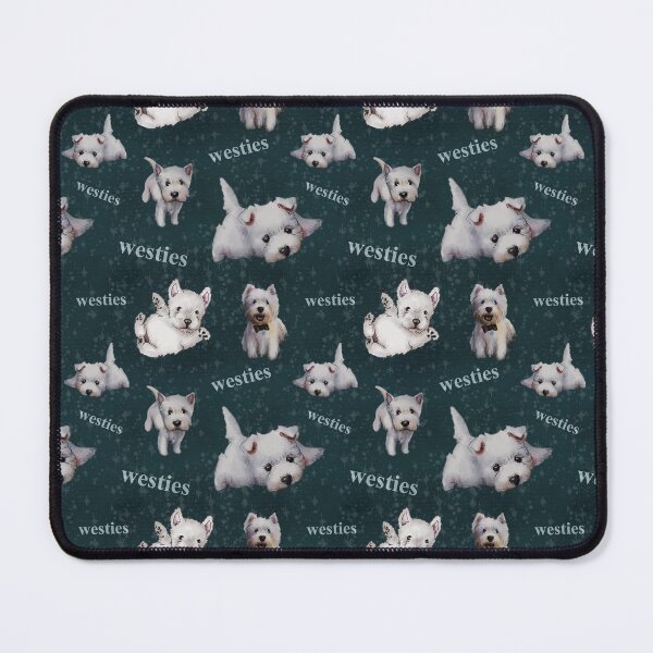Item preview, Westies mom dark blue pattern designed and sold by ArtInPi.