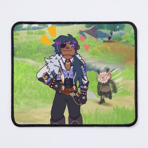 Item preview, Kaeya being chased by a hilichurl designed and sold by captainegg.