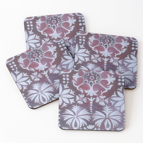 Item preview, ancient floral  motif from india designed and sold by Ritual Geometry Studio.