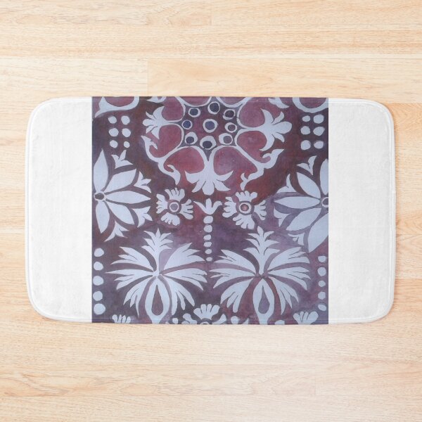 Item preview, ancient floral  motif from india designed and sold by Ritual Geometry Studio.