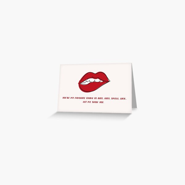 Item preview, Sexy Valentine Card designed and sold by cadinera.