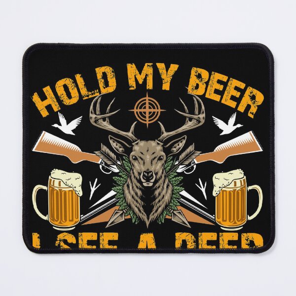Item preview, Hold My Beer I See A Deer - Hunting Hunter designed and sold by Superhero Gear.