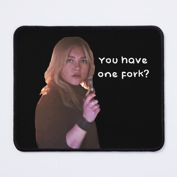 Item preview, Yelena Belova "You have one fork?" Funny designed and sold by Alicia-Lee.