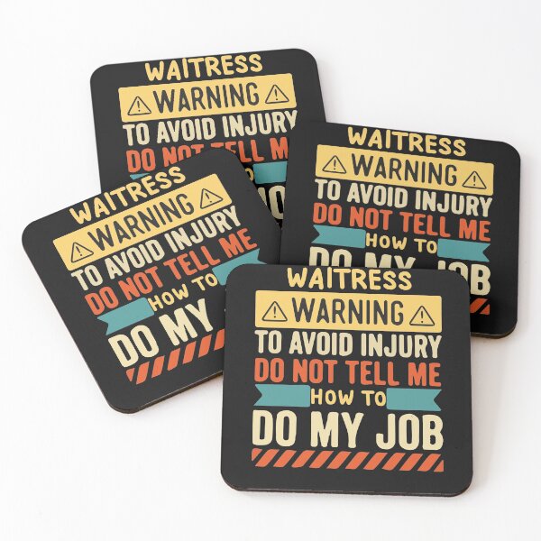 Item preview, Waitress Warning Job 2022 designed and sold by َART LOVERS ★★★★★.