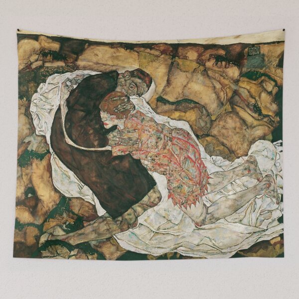 Item preview, egon Schiele  - death and the maiden designed and sold by kinsley45.