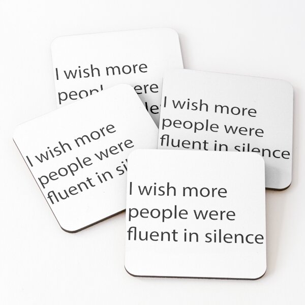 Item preview, I wish more people were fluent in silence designed and sold by SufyanH.