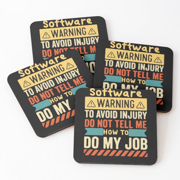 Item preview, Software Warning Job 2022 designed and sold by َART LOVERS ★★★★★.