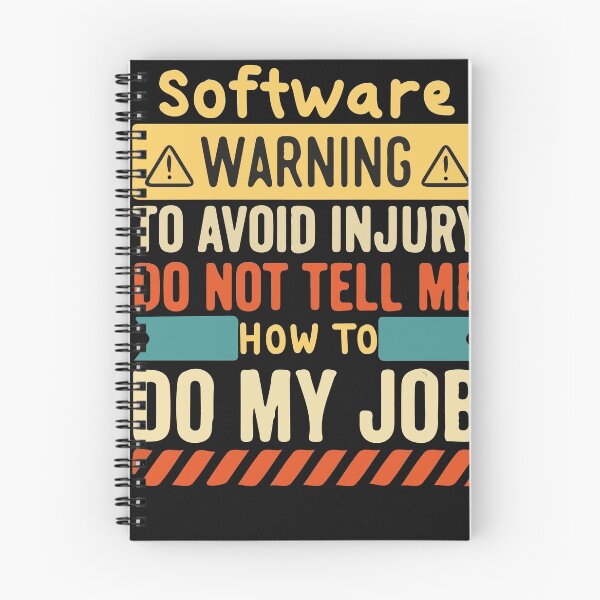 Item preview, Software Warning Job 2022 designed and sold by َART LOVERS ★★★★★.
