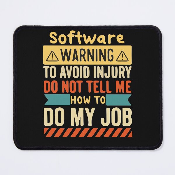 Item preview, Software Warning Job 2022 designed and sold by َART LOVERS ★★★★★.