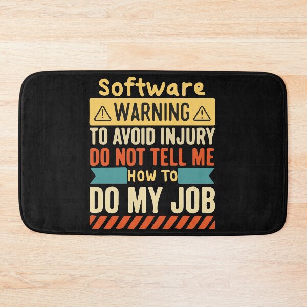 Item preview, Software Warning Job 2022 designed and sold by َART LOVERS ★★★★★.