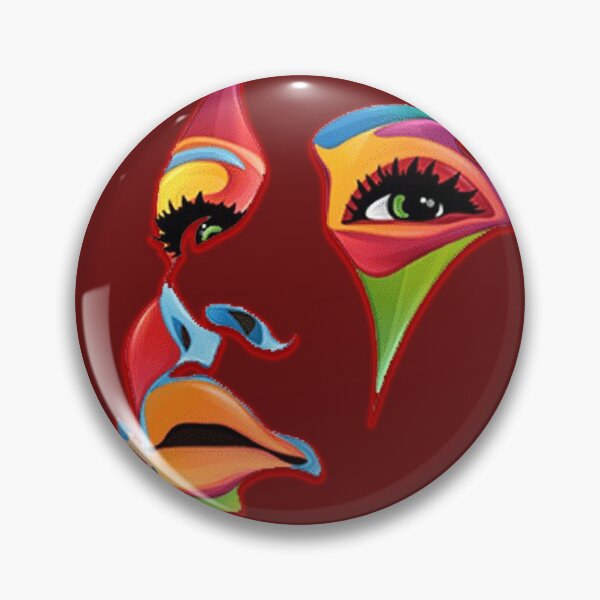 Item preview, colorful hologram face designed and sold by Premium-Cart.
