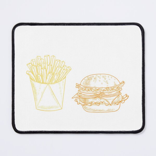 Aperçu de l'œuvre burger and fries créée et vendue par JAG2B.