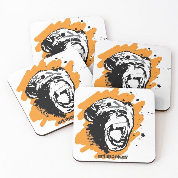 Item preview, art monkey logo designed and sold by mik gailson.