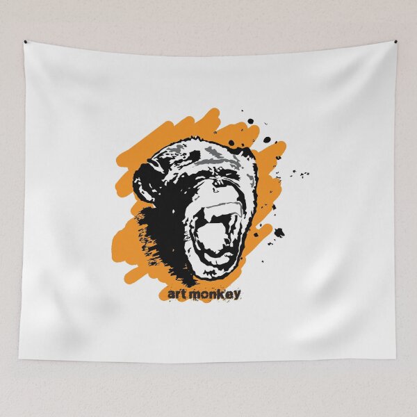 Item preview, art monkey logo designed and sold by mik gailson.