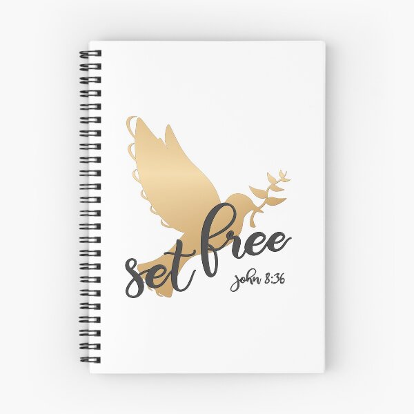 Item preview, Christian Design - Set Free With Flying Gold Dove. designed and sold by simplydesignart.