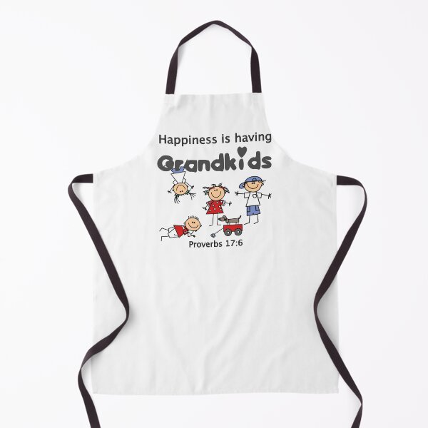 Item preview, Christian Design - Happiness is having Grandkids - Proverbs 17 verse 6 designed and sold by simplydesignart.