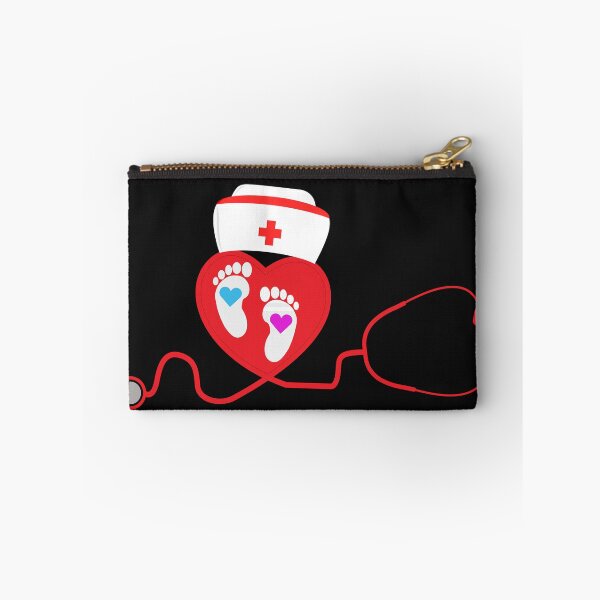 Item preview, Funny Pediatric Nurses Medical Stethoscope Baby Foot Nursing Valentine's Day  designed and sold by ZANNIX.