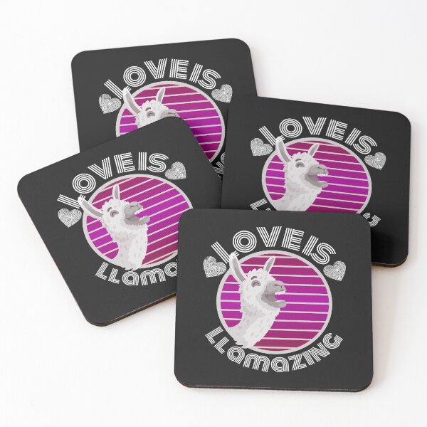 Item preview, Love is Llamazing- Funny llama it laugh  designed and sold by AmeliaStore1.