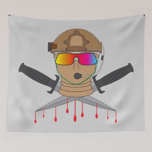 Item preview, A Battle Hardened Soldier designed and sold by CreepyKards.